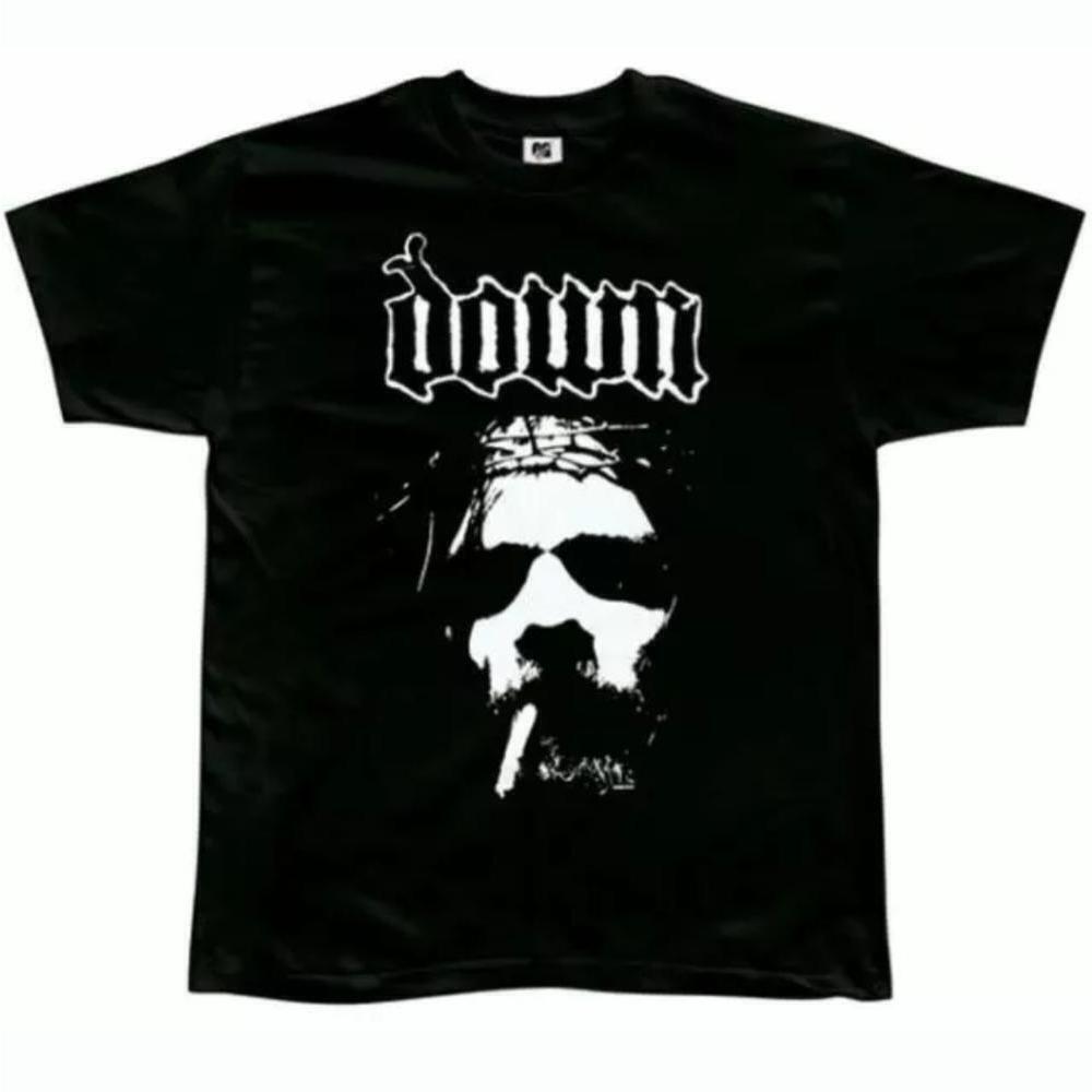 Down Smoking Jesus Retro Music Fan Unisex T-Shirt